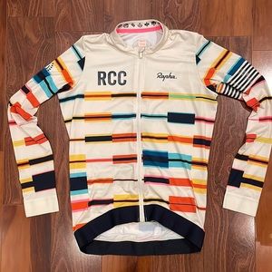 Rapha RCC 2021 Annual Collection long sleeve training jersey. Men’s medium
